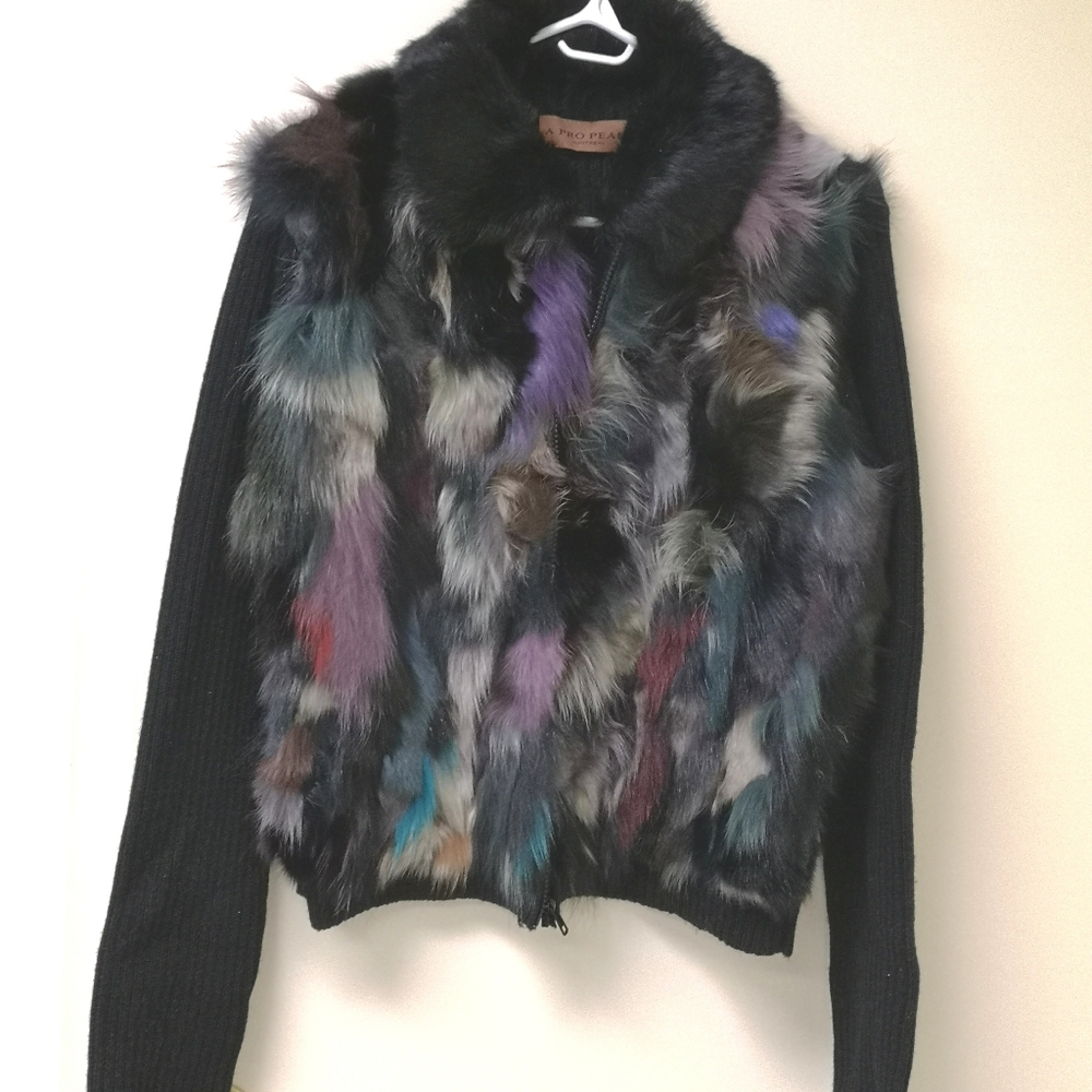 Feather coat